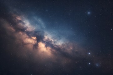 Fototapeta na wymiar Night sky, Universe filled with stars, nebula and galaxy
