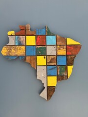 Mapa do Brasil © Camille Santos