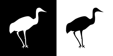 Animal icon. Silhouette animal icon. Black icon. Black line icon. Animal Logo