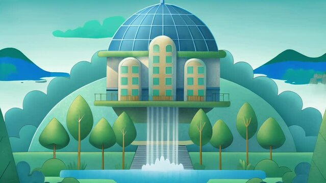 A luxury hotel commissioned a green building architect to design their new property featuring rainwater harvesting and greywater recycling
