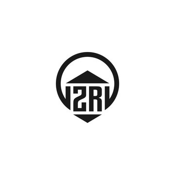 recommend clip art: ZR Initial Construction Real Estate Home Logo Design Vector