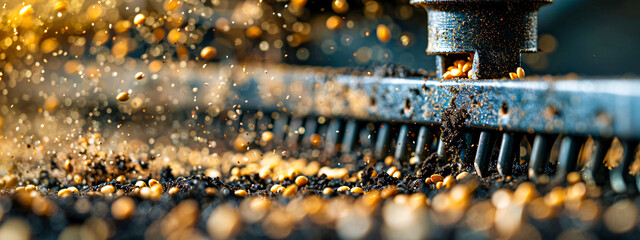 Shimmering abstract background, glitter and sparkle in a luxury and festive concept