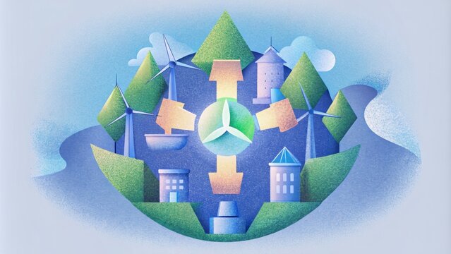 Collaborating with local government agencies to create and implement recycling incentives for companies in the renewable energy industry.