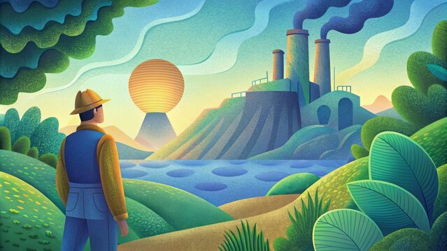 An Environmental Impact Assessor utilizes advanced technology and techniques to map out the potential visual impact of a proposed biomass plant