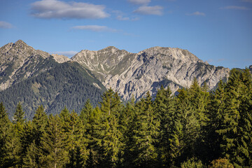 Zugspitze, the highest peak of the Wetterstein Mountains, Germany