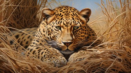 Leopards in their habitat