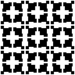 Obraz premium Figures ornament. Seamless pattern. Shapes backdrop. Folk wallpaper. Embroidery background. Ethnic mosaic. Tribal motif. Digital paper, textile print, web design. Vector art