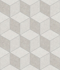 Concrete pavement pettern - Texture seamless texture tile shape flooring with hexagonal and...