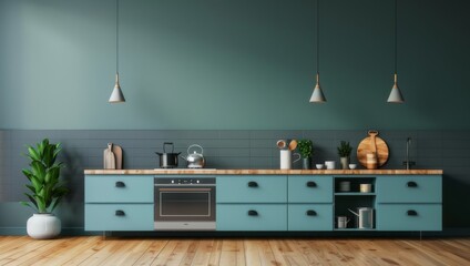 Modern kitchen interior