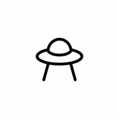 UFO Alien Spacecraft sky icon