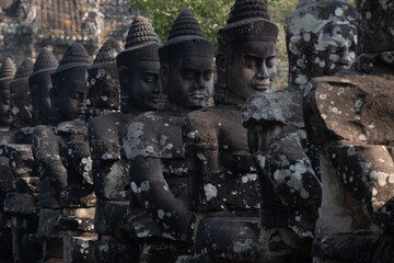 Angkor Thom,the most famous  site in Cambodia