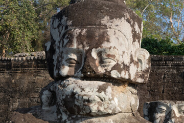 Fototapeta na wymiar Angkor Thom,the most famous site in Cambodia