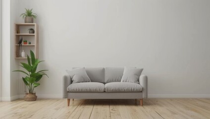 Fototapeta premium A simple living room 