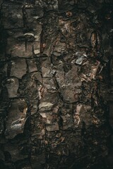 Closeup of rocky wall surface