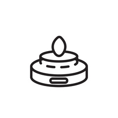 Cream Formula Jar Line Icon