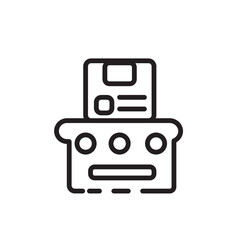 Conveyor Engineer Factory Line Icon