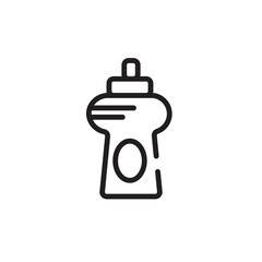 Industry Production Polymers Line Icon