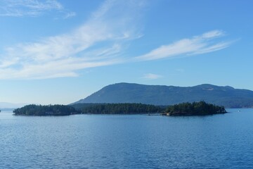 Daytime view of the West coast island