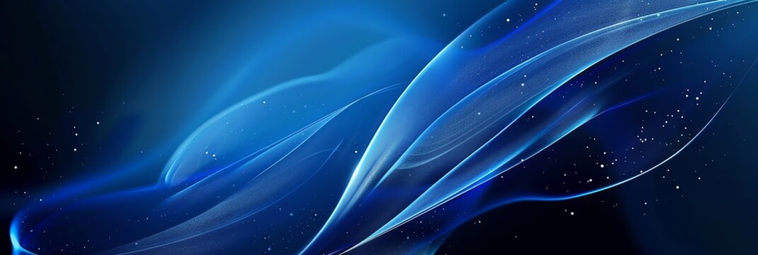 Fototapeta blue wallpaper shimmering elegant light, aspect raito 3:1
