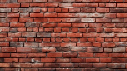 Obraz premium A Rustic Red Brick Wall