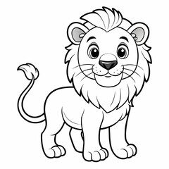 cartoon lion cartoon