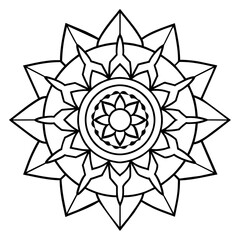 abstract flower spiritual symbol
