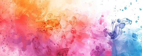 blue, pink and orange background gradient, ink effect for hero sections and websites. - obrazy, fototapety, plakaty