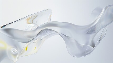 Harmonious Flow: Natural fluidity intertwines in a calming minimalist composition.