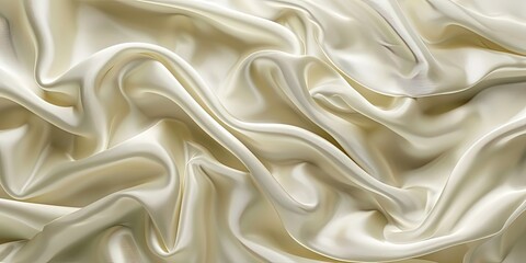 Luxurious wavy background in milk color