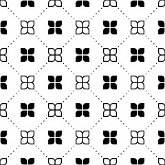 Japanese seamless pattern , Asian embroidery motifs. Vector illustration