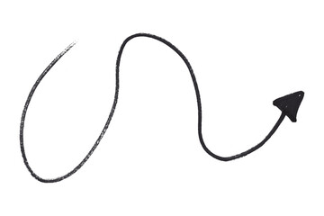 Gray black arrows isolated on transparent background.