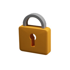 padlock with key