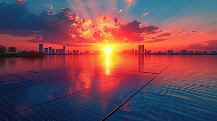 Photovoltaic nature expanse