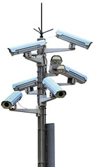 CCTV installed in the city