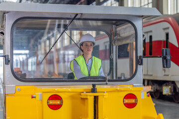 Rail engineer supervise and oversees depot track upkeep, ensures train safety during maintenance
