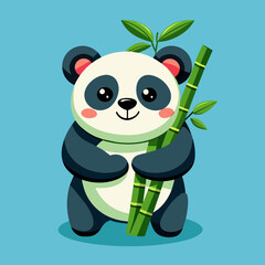cute-panda-hugging-bamboo 