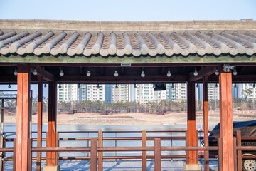 Fototapeta na wymiar 청라호수공원(Korea, Incheon cheong-na lake park)