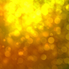 Yellow bokeh background banner for Party, greetings, poster, ad, events, and various design works