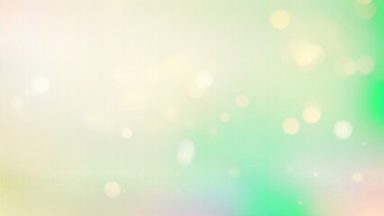 Fototapeta premium Pastel Green, Teal, gold yellow, white silver, pale pink Abstract blur bokeh banner background