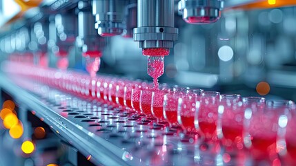 3D render of a bioprinter creating new tissue, futuristic and groundbreaking technology