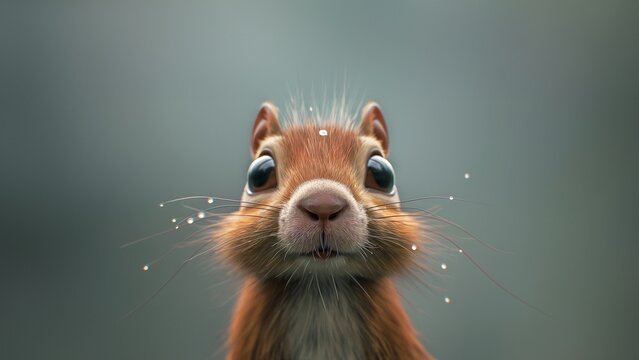 Eichh&ouml;rnchen als Cartoons witzig