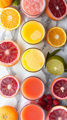 Citrus essence: droplets glisten, whispering of the vibrant flavor and rejuvenating freshness of orange juice.