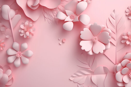 pink cherry blossom made by midjourney