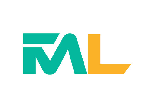FML Letter Initial Logo Design Template Vector format in Illustration  
