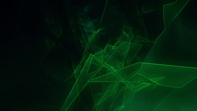 Green geometric patterns abstract 