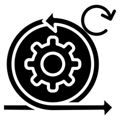 Agile Development Icon Element For Design