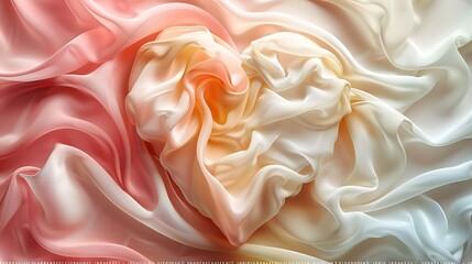 Silken Embrace: Modern Maternal Affection in Digital Abstract