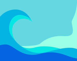 creative sea wave background abstract