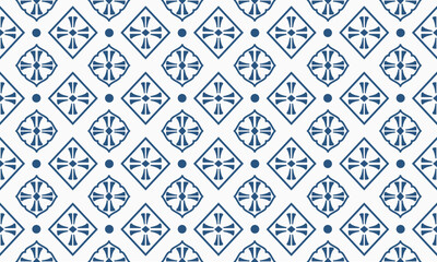 tile ceramic retro abstract shape in geometric seamless pattern style illustration.