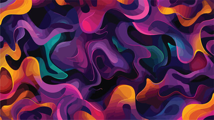 Dark Multicolor vector template with chaotic shapes.